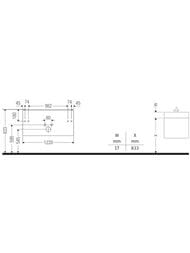 Тумба под раковину Duravit L-Cube 1220х550х481 подвесная, 2 ящика, графит матовый LC624304949 — изображение 4