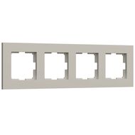 Рамка на 4 поста Werkel Slab (дымчатый софт) W0042917