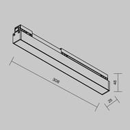 ������� �������� ���������� Maytoni Basis (�����) O-TR02-1-S-12WB3K, Exility IP 3000� 12�� 120� ������