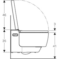 ������-���� GEBERIT AquaClean MeraComfort ���������, �����+����   146.214.21.1