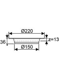 ������ ����������� ����� Uponor Drain �150, 13��, 1093089