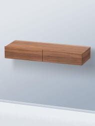 Полка Duravit DuraStyle DS827107979 (1200х150х440) с 2 ящиками, цвет: орех натуральный