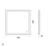 ������� BelBagno (600x30x600) � ���������� � ��������� ������������ SPC-GRT-600-600-LED-TCH