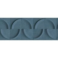 Обои виниловые на флизелине Marburg Shades Iconic (0,53х10,05) геометрия, синие 34470 (рул.)