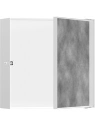 Шкаф-ниша Hansgrohe XtraStoris Rock 56085700 300х300х100 дверь для облицовки плиткой, матовый белый