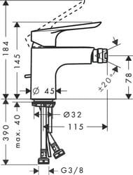 ��������� Hansgrohe Logis E 71232000 ��� ���� ������������, ������� ��������, ����