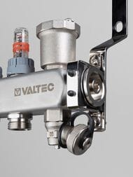 Коллекторная группа VALTEC 10 выходов, 1"х3/4" с расходомерами, нержавеющая сталь VTc.579.EMNX.0610
