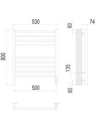 ����������������� TERMINUS ������� �8 (�� 530x800) �������������, Ral 9005 ������ �������