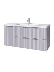 Тумба под раковину Caprigo RAIN 120 (1166х446х550) подвесная, 2 ящ, 1 дверь, Стилл 36517L-SF028