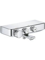 Смеситель Grohe Grohtherm SmartControl 34718000 термостат для ванны с изливом и полочкой, хром
