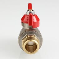 Кран шаровый 1"НН VALTEC BASE красная бабочка VT.219.N.06