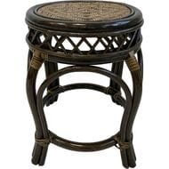 Банкетка (320х320х450) ротанг, тёмно-коричневый 12/16