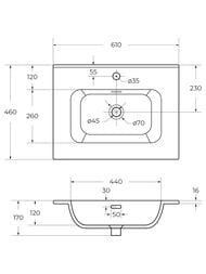 �������� ������������ Cezares (610�460�170) CZR-8095-60  �����