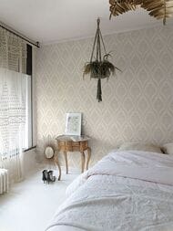Обои виниловые на флизелине Grandeco Maison MN 3202 (0,53х10,05) дамаск, бежевые (рул.)