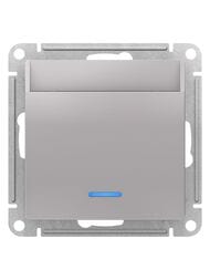 Выключатель Systeme Electric ATLASDESIGN карточный, механизм, АЛЮМИНИЙ ATN000367
