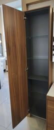 Уценка! Пенал Duravit Brioso 420х240х1770 4 полки, петли слева, орех натуральный BR1320L1079