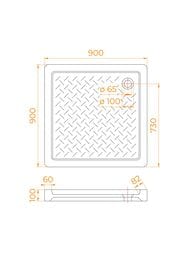 ������� ������ RGW CR-099 (900�900�100) ����������, ��������, ����� 19170199-01