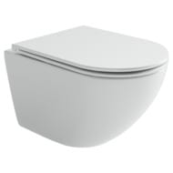 Унитаз подвесной Ceramicanova Whirl торнадо 3.0 сиденье микролифт белый CN11007T