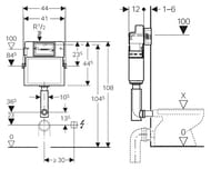 GEBERIT Delta ������� ����� �������� �������, ����������� ���������� 109.100.00.1
