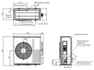 Инверторная сплит-система Mitsubishi Electric MSZ-AP71VGK+MUZ-AP71VG до 70 кв.м., 7,1 кВт, Wi-Fi