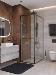 Душевой уголок CEZARES LUX-AH-FS-1-80/100-C-GM
