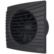 Вентилятор DICITI SILENT D100 накладной, 87 м3/ч, 25 дБ, обр.клапан, Matt black, SILENT 4C Matt blac