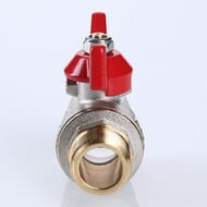 Кран шаровый 1"ВН VALTEC BASE красная бабочка VT.218.N.06