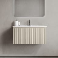 Тумба подвесная SANCOS Snob R 1.0 790х445х406, 1 ящик, доводчик, Beige Soft ,SNR1.080CE