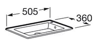 ���������� ��������� Roca Debba Unik (505�360) ����� 32799J000 / 32799J00Y