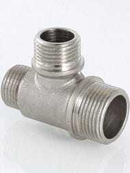 Тройник VALTEC 3/4"х1/2"х1/2" ННН, лат.никелир, VTr.131.RN.050404 — изображение 5