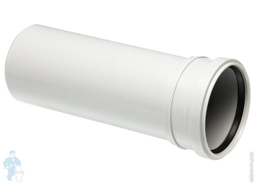Труба канализационная Uponor Decibel бесшумная Д75, 1 метр, раструбная ...