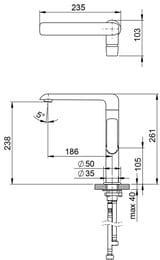 ��������� ��� ����� RAVAK Flat FL 016.00 ���������� ����� 261�� X070125
