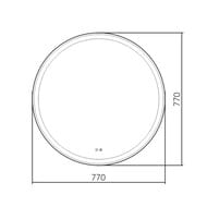 ������� Silver Mirrors Perla neo-RGB (770�770) ���������, ������, ������, ���������� LED-00002610