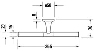 ��������� ��� ��������� ������ DURAVIT Starck T ������� ��� ������, ����: ���� 0099381000