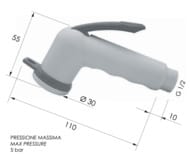Гигиеническая лейка Remer 332DPBN
