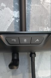 Уценка! Душевая система Iddis HOMESPA смеситель для ванны, верхний/ручной душ, черный SPABLBTi06