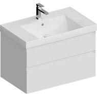 Тумба под раковину KERAMA MARAZZI GEOMETRICA Cubo подвесная с ящиками, 778х470х475, белая матовая CUB.80.2\WHT.M