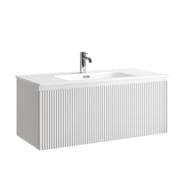 Тумба подвесная SANCOS Snob R 1.0 995х445х406, 1 ящик, доводчик, Bianco ,SNR1.0100W