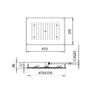 ������� ��� Bossini DREAM RGB 470�370 ����������, ������������ 4 ��������� ���� H37450030