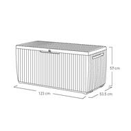 ������ KETER CAPRI STORAGE BOX (123x54�57), 305�, ��������