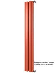 Радиатор стальной Empatiko Takt S2 двухтруб 1786х252х96 6 сек бок.подкл, 2162Вт, Friendly Red
