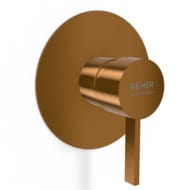 Смеситель для душа Remer Metrica MC30LCU, медь брашированная PVD
