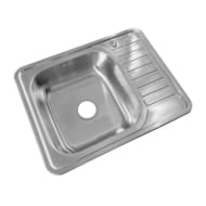 Мойка Iddis BASIC (650х500) нержавеющая сталь, прямоуг, чаша слева, цвет сатин BAS65SLi77