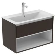 Тумба подвесная Ideal Standard CONNECT AIR 800х517х440 1 ящик, коричневый и белый мат  E0827VY