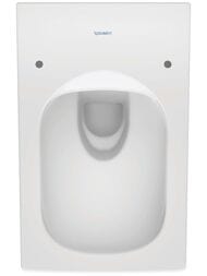 Унитаз подвесной Duravit Viu 370х570х400 безободковый, HygieneGlaze, цвет: белый 2511092000