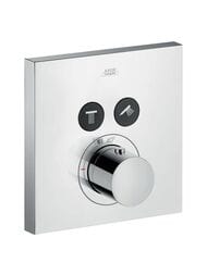 Смеситель Axor ShowerSelect 36715000 для душа встраиваемый, термостат, 2 потребителя, хром