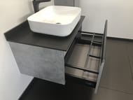 Тумба COMFORTY Эдинбург-75 (600х700х400) подвесная, столеш,. раковина, бетон светлый 00004149066