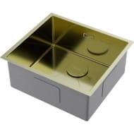 Мойка Omoikiri TAKI 49-U/IF LG (490х440х200) монтаж врезной/подстольный/вровень, свет.золото 4973523