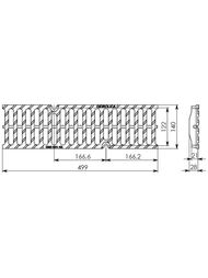 ������� ������������ Gidrolica ������� �������� �� ��� ������ DN 100 (500�140�21)  50109E