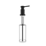 Дозатор для жидкого мыла AQUAme Cucina встроенный (латунь), черный мат. AQM9992MB
